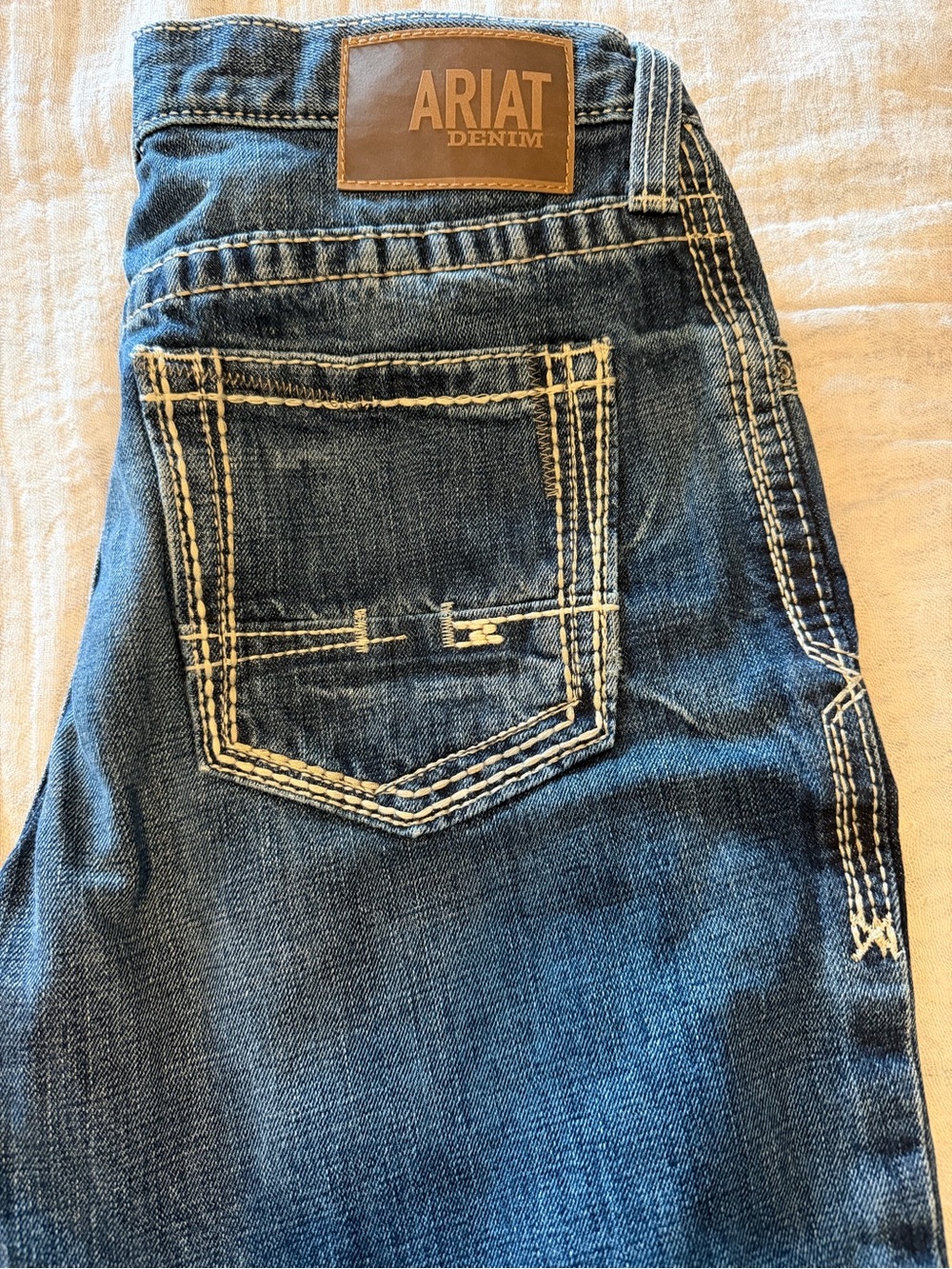 Ariat Men's Dark Blue Relaxed Fit Jeans